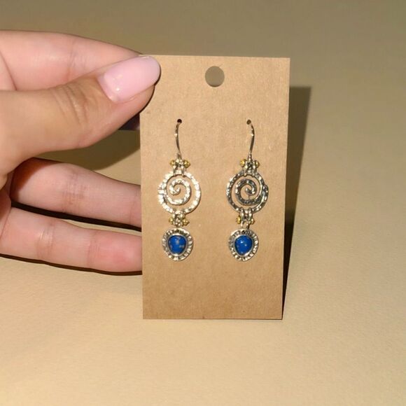 Boho vintage dangle earrings N839 - Picture 2 of 4